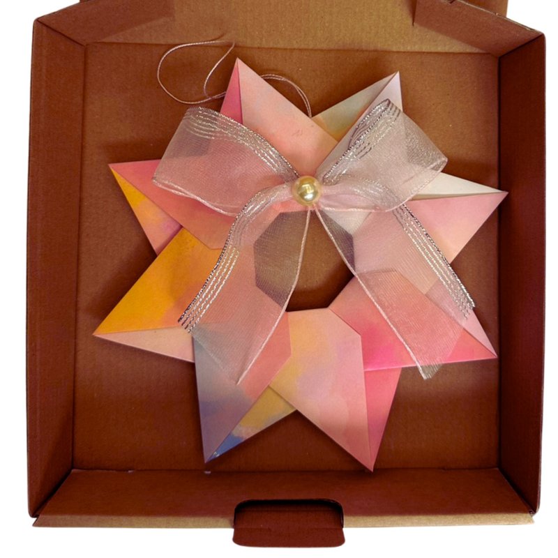 【Pinkoi 線下活動預購商品】星環 手作紙藝裝飾 - 擺飾/家飾品 - 紙 紅色