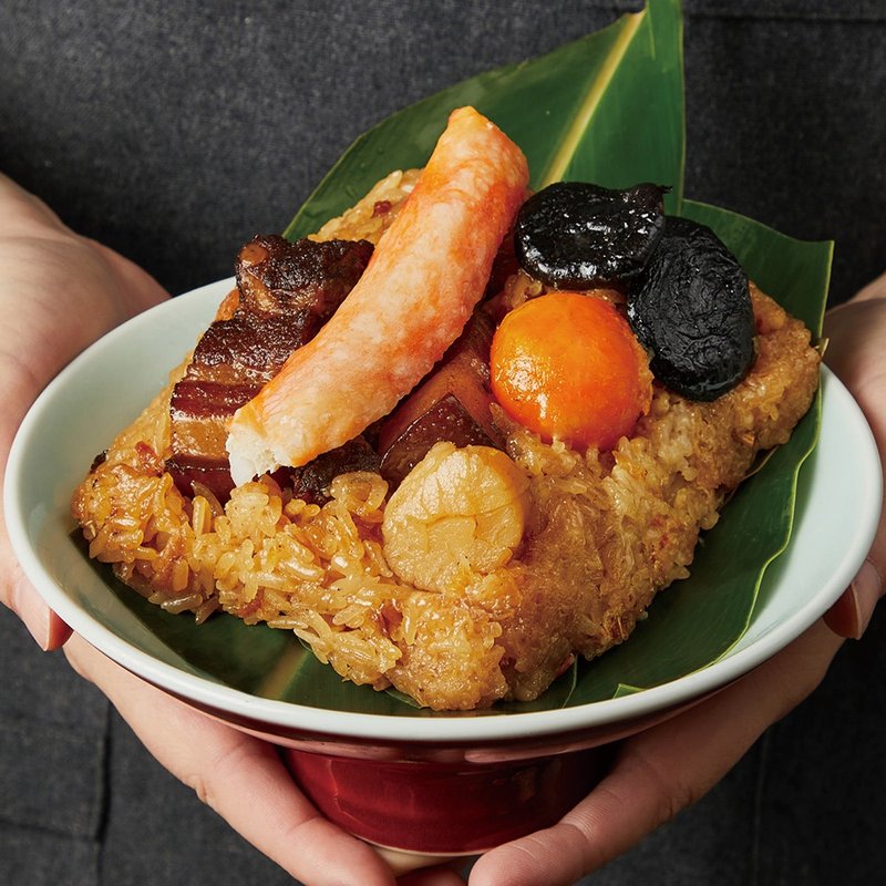 (預購)【錦霞樓】帝王蟹肉粽禮盒(2入) - 其他 - 其他材質 紅色