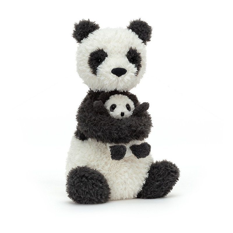 Huddles Panda 抱抱貓熊 24cm - 玩偶/公仔 - 聚酯纖維 黑色