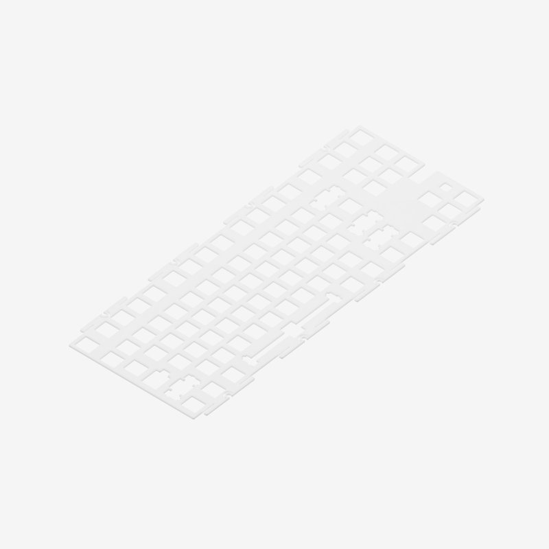 Mechanical keyboard aluminum alloy positioning plate accessories PC/POM material positioning plate - Computer Accessories - Other Materials 