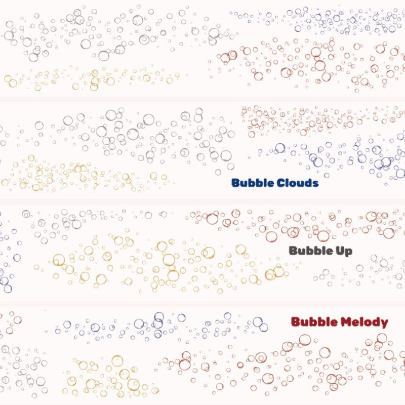 Tiny Bubbles Matte PET Masking Tape 2m - 紙膠帶/和紙/PET - 其他材質 