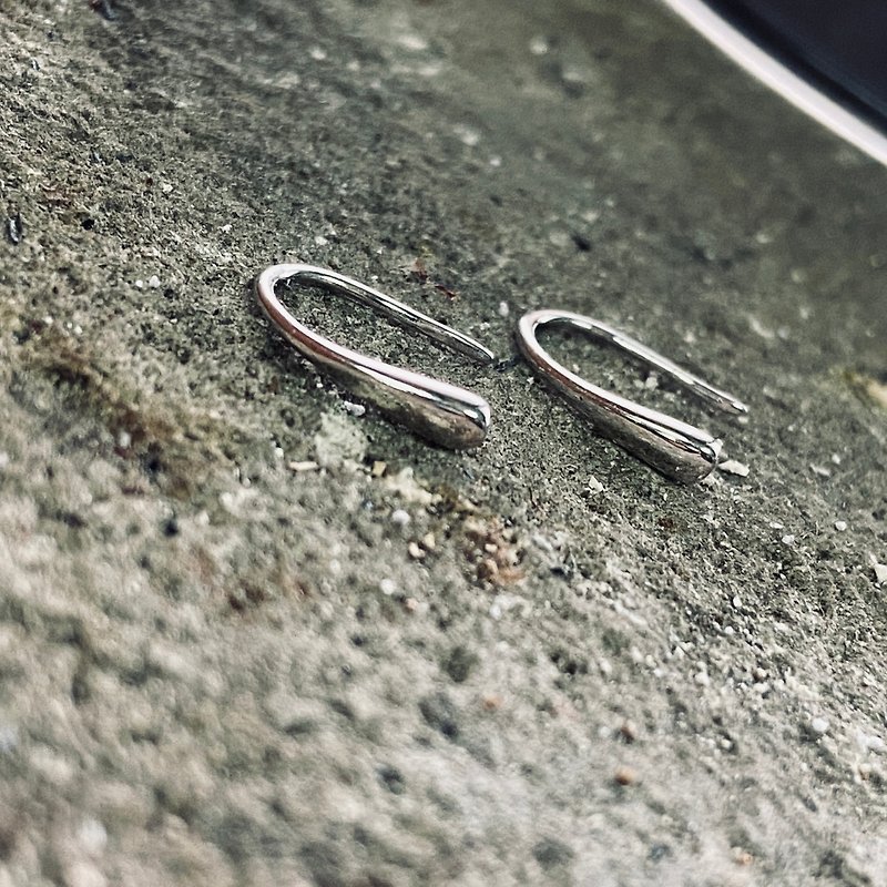 Sterling Silver Ear Piercing Needle S534 - Earrings & Clip-ons - Sterling Silver Silver