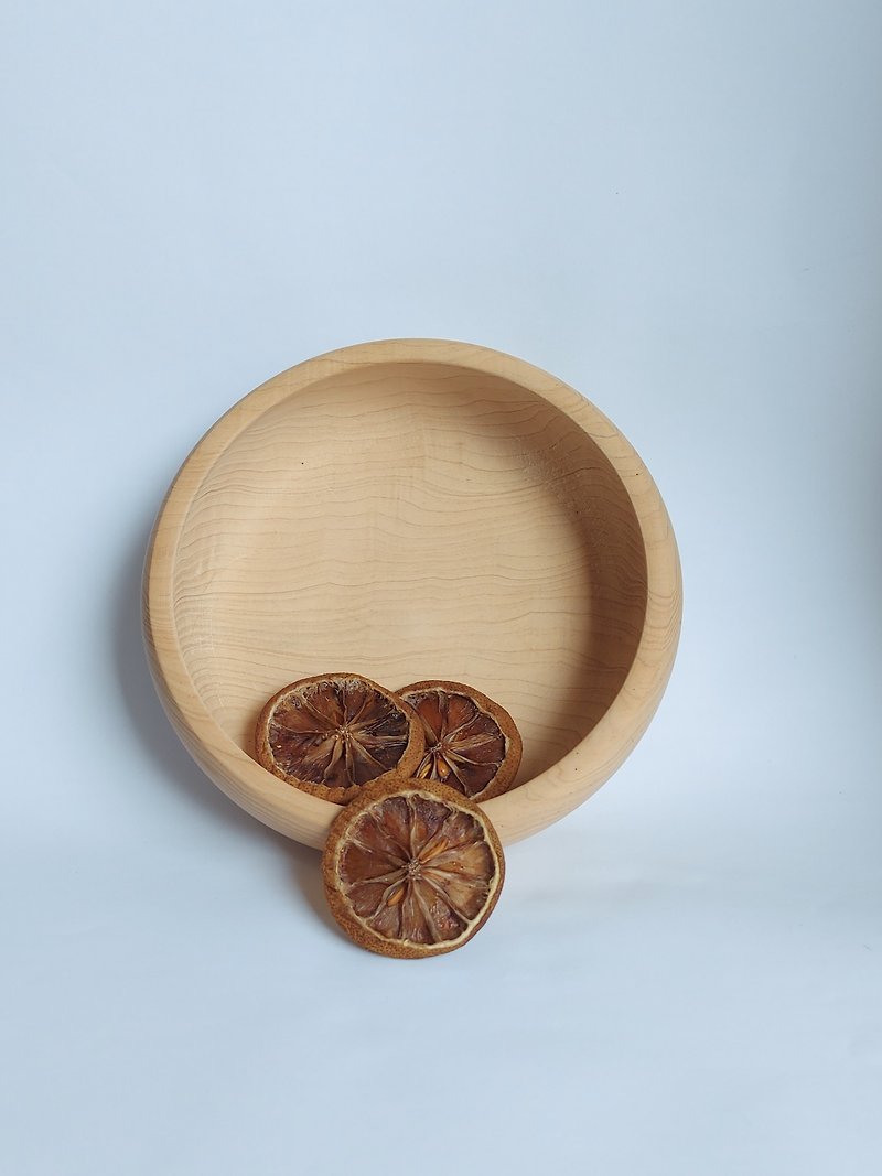 【Hinoki plate_medium】Taiwanese cypress/plate/jewelry plate/display plate_single - จานและถาด - ไม้ 