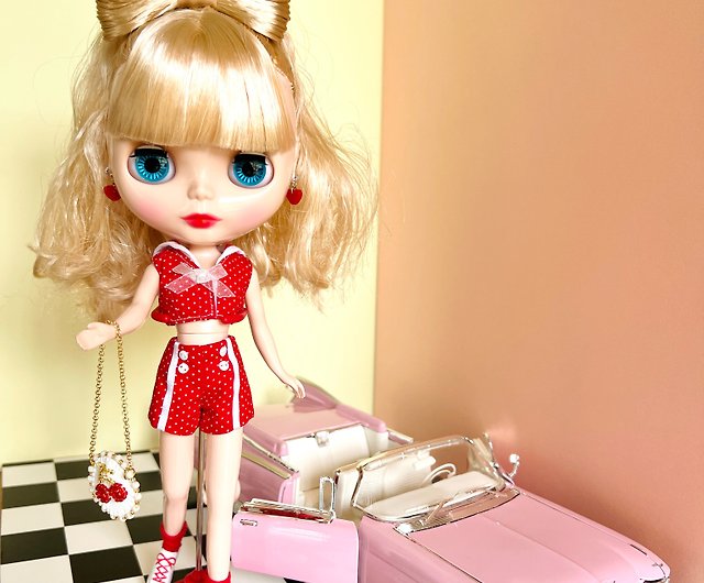 Licca Doll Strawberry Ribbon Dress-up Doll