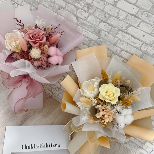 J.H. Floral Design 花藝工作室 【客製花束】永生乾燥花束/生日花束/謝師禮/畢業花束/情人節