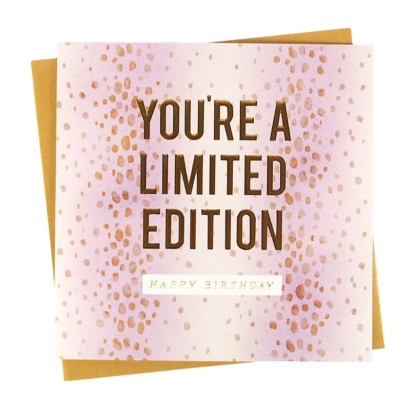 You are a limited edition [Clare Maddicott Women's Series-Birthday Wishes] - Cards & Postcards - Paper Multicolor