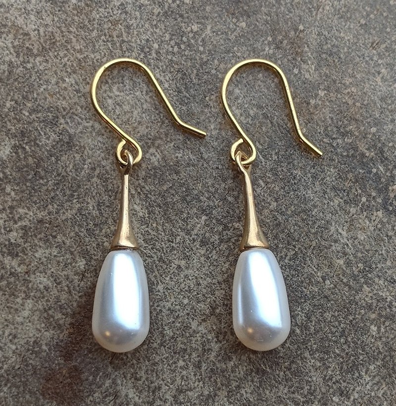 Swarovski Pearl Drop Earrings - Earrings & Clip-ons - Other Metals 