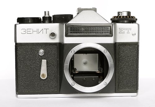 Russian photo Zenit ET body USSR SLR 35mm film camera BelOMO M42 mount