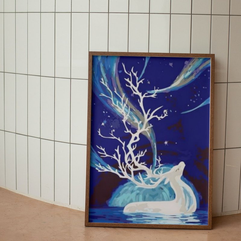 月之鹿 創意數字油畫 【銷售排行榜 】 - 插畫/繪畫/寫字 - 其他材質 