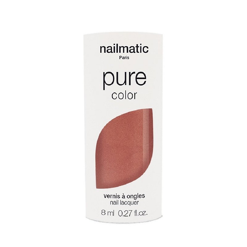 nailmatic 純色生物基經典指甲油-CELESTE-珍珠紅木 - 指甲油/指甲貼 - 樹脂 粉紅色