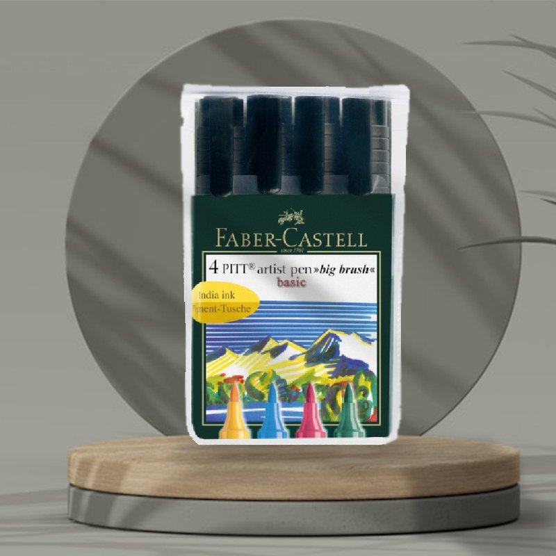 Faber-Castell藝術家級PITT藝術筆(軟毛筆頭)粗芯JUMBO-標準系 - 其他 - 其他材質 多色