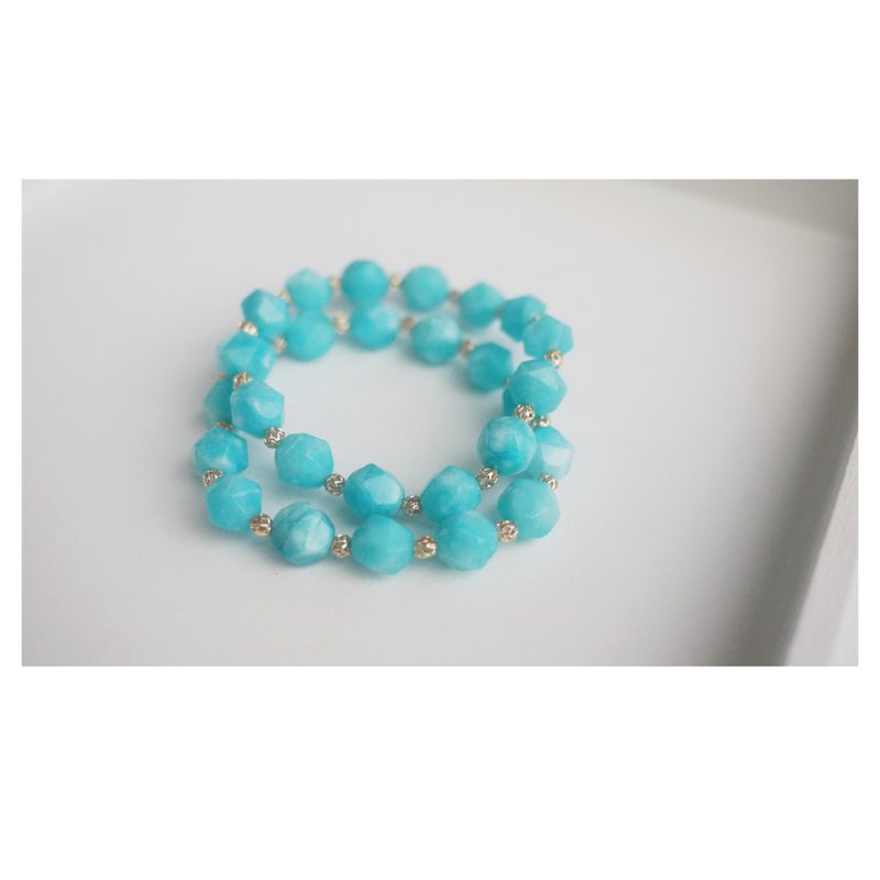 刻面天河石手串 | 天然石手珠 - 手鍊/手環 - 其他材質 多色