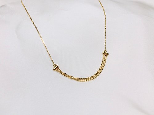茉莉亞緹 Moriarty Jewelry 【Moriarty Jewelry】日本18K - 溫柔的微笑系列 - K金項鍊