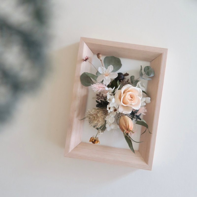 In Stock- Mother's Day Preserved Flower Photo Frame Dried Flower Photo Frame Birthday Gift - Dried Flowers & Bouquets - Plants & Flowers 