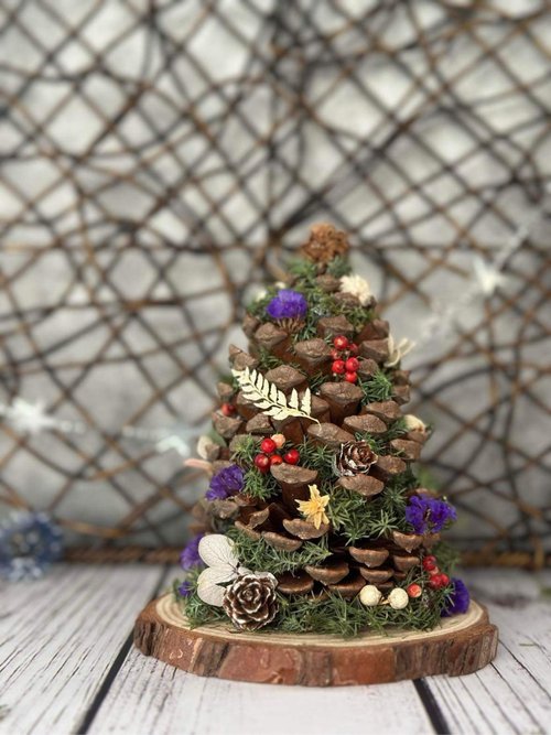 クリスマスツリー　ツリー　クリスマス　オーナメント　松ぼっくり 松ぼっくりクリスマスツリー】クリスマス/クリスマスツリー