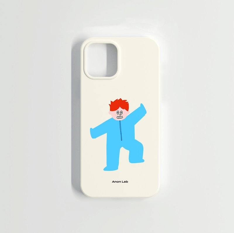 塑膠 手機殼/手機套 白色 - 跳舞的KOJI  iPhone 菲林手機殼 防摔 (可客製Samsung)