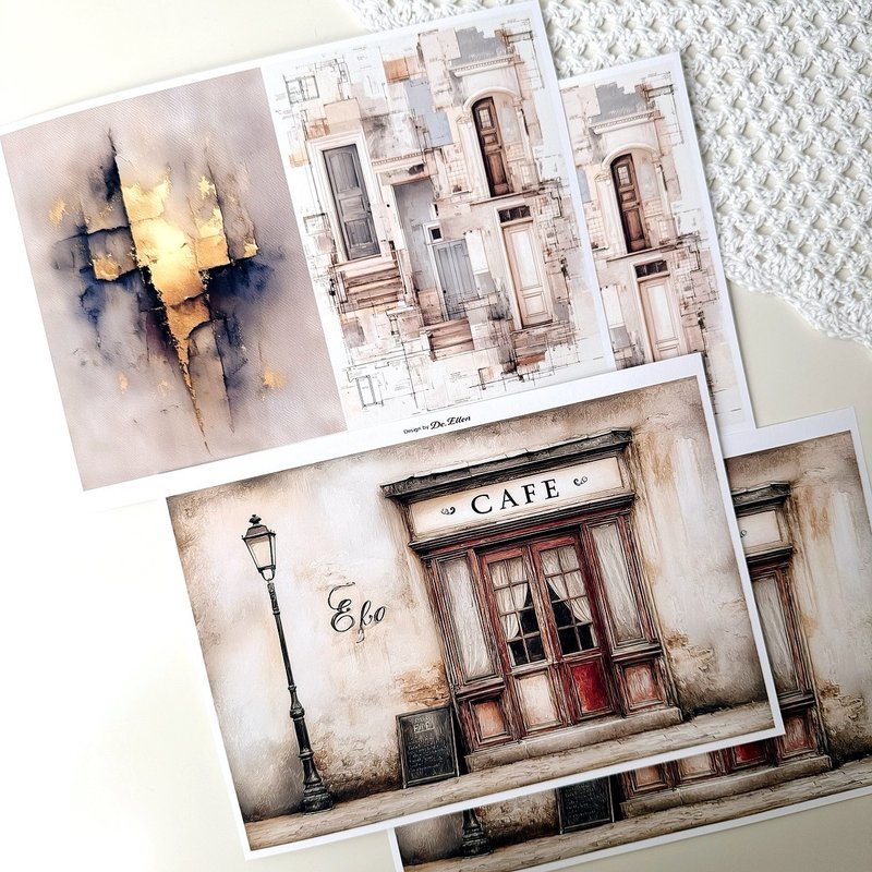 Z699 - a variety of background - สติกเกอร์ - กระดาษ 