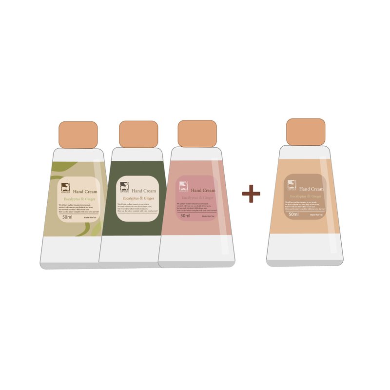 Choose 50ml hand cream, buy 3 and get 1 free - บำรุงเล็บ - สารสกัดไม้ก๊อก 