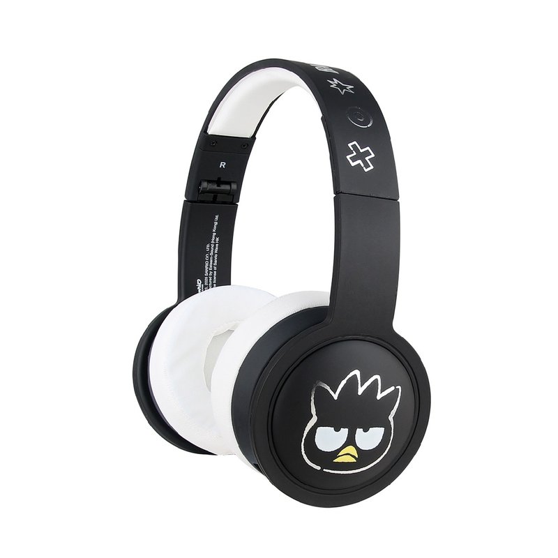 Wireless Active Noise Canceling Kids Headphones – Bad Badtz Maru - Headphones & Earbuds - Plastic Black