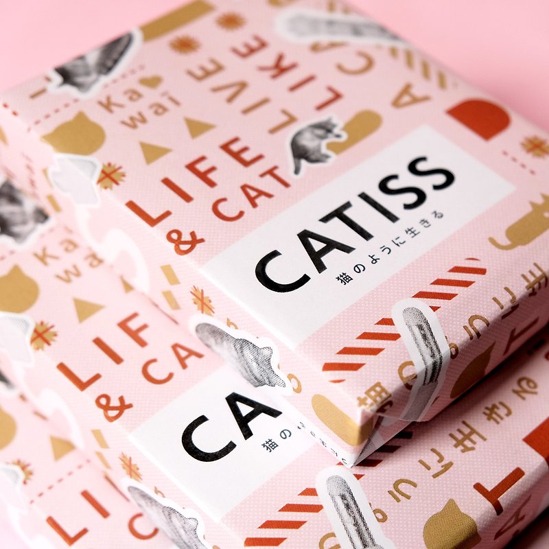 CATISS  Cat Lip Balm, Organic Moisturize Lip | 0.1 Ounce - ลิปกลอส - วัสดุอื่นๆ สึชมพู