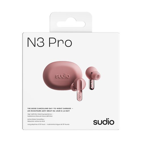 Sudio N3 Pro 完全ワイヤレスイヤホン - ローズピンク【新発売 Sudio N3 Pro 完全ワイヤレスイヤホン - ローズピンク【新発売