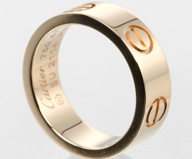 Cartier* カルティエ ラブリング18Kピンクゴールド 7号 カルティエラブリング #47 レディース K18ピンクゴールド リング