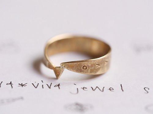 viva viva jewel studio おととリング Fish 素材 真鍮