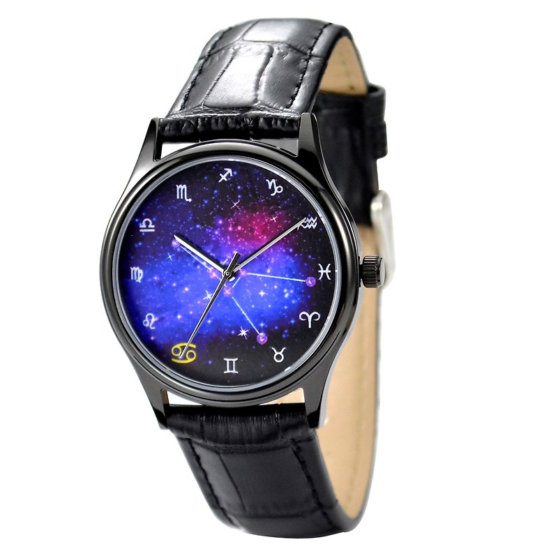 12 星座手錶 (巨蟹座) 全球免運 - 女錶 - 其他金屬 藍色