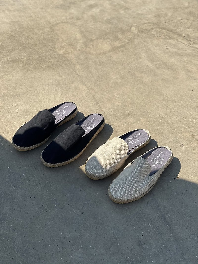 Canvas Slipper - Slippers - Other Materials Gold
