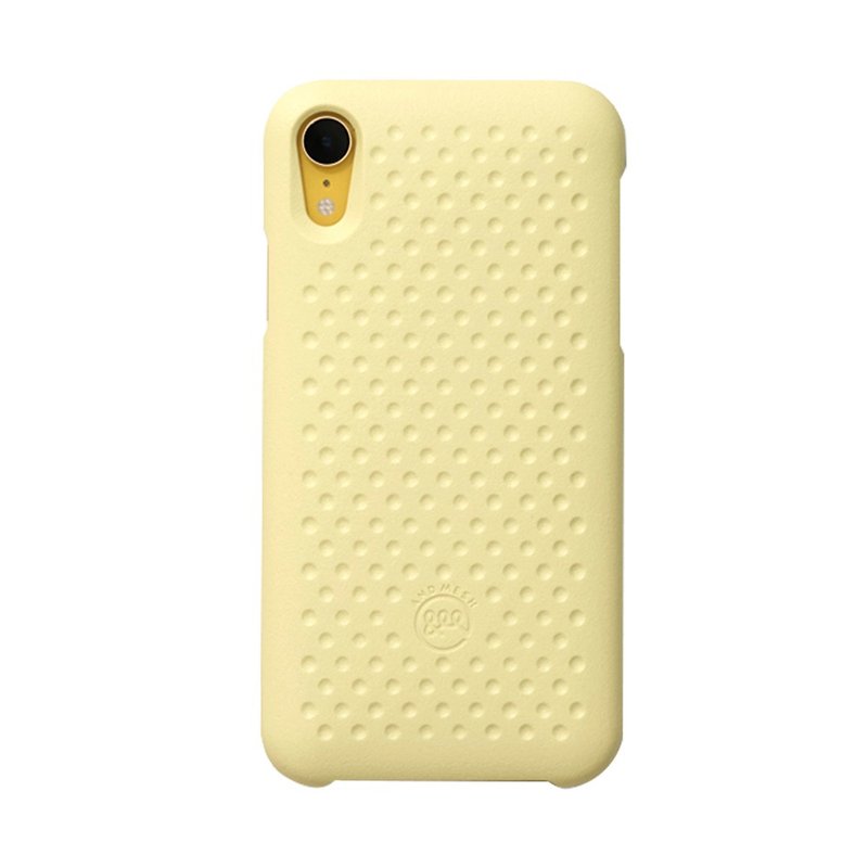 Japan AndMesh QQ Cookie Anti-collision Protective Case - iPhone XR Light Yellow (4571384959605) - Phone Cases - Other Materials Yellow