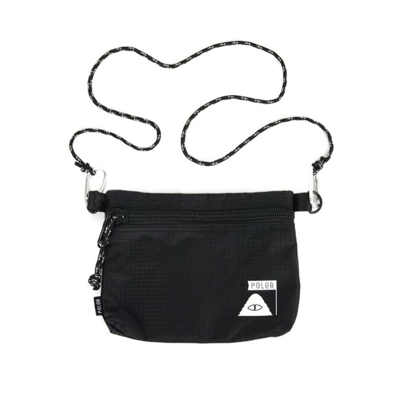 Japan limited POLER STUFFABLE POUCH 2024 new version lightweight bag storage bag / black - กระเป๋าแมสเซนเจอร์ - เส้นใยสังเคราะห์ สีดำ