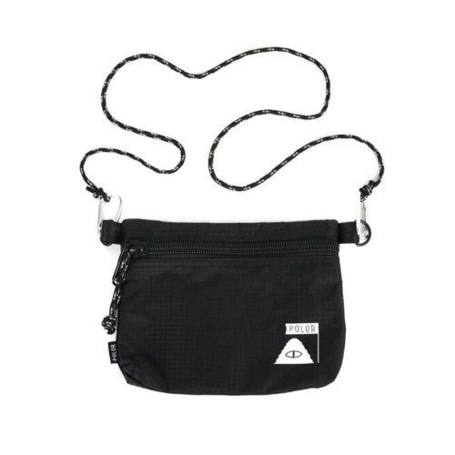 POLER 臺灣總代理 日本限定 POLER STUFFABLE POUCH 2024新版輕便袋收納包 / 黑色