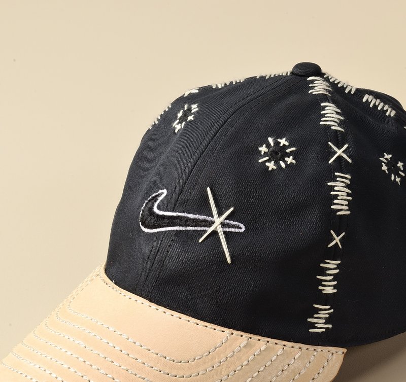 Sweet Villians Remake Visor Base Cap 改製 - 帽子 - 棉．麻 黑色