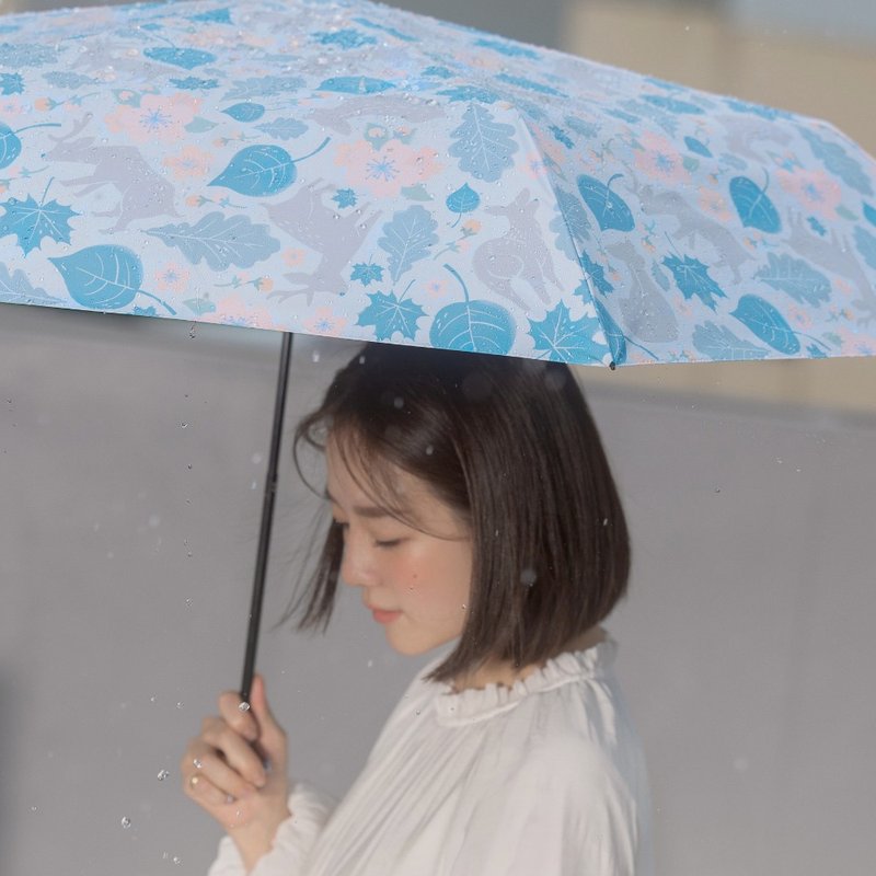 【rento】Carbon fiber lightweight vinyl umbrella-Nara Fawn - ร่ม - คาร์บอนไฟเบอร์ สีน้ำเงิน