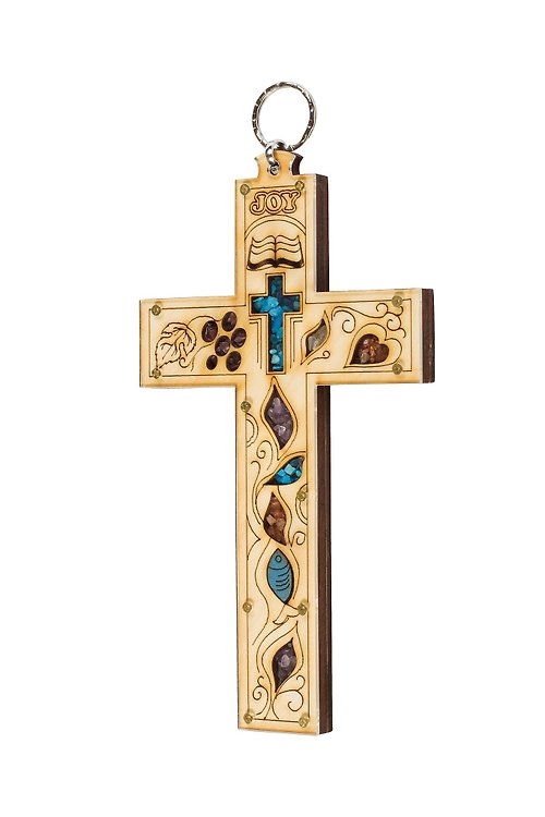 Holy Land blessing 來自聖地的祝福 十字架手工壁掛飾 2076045
