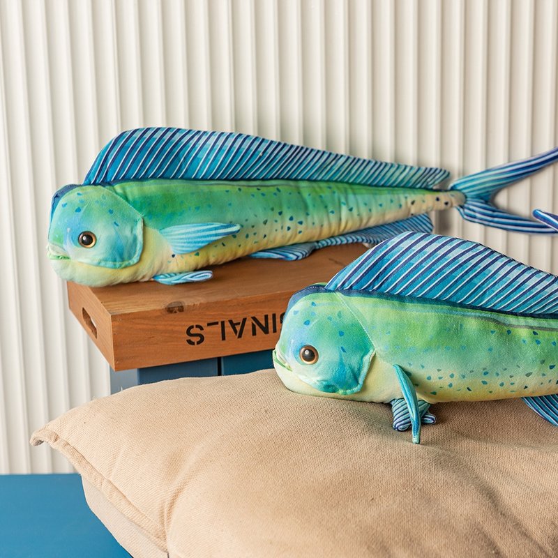 [Migration Fish Bar] Ghost Head Sword Shape Pillow - หมอน - วัสดุอื่นๆ สีน้ำเงิน