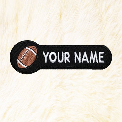 24PlanetsStudio American Football Personalized Iron on Patch Your Name Text Buy 3 Get 1 Free