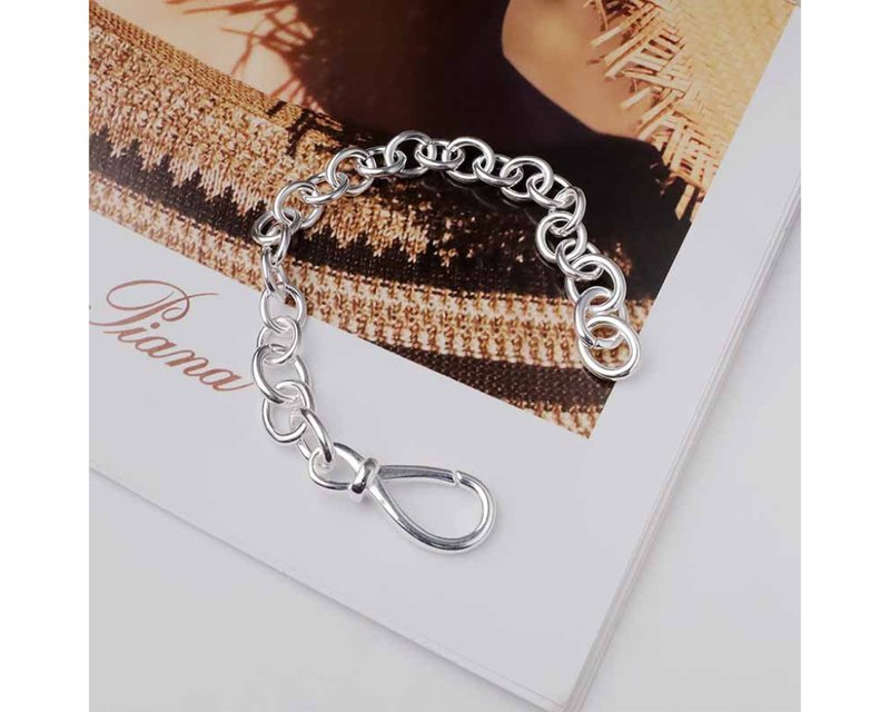 I question mark I 925 sterling silver bracelet - สร้อยข้อมือ - เงินแท้ สีเงิน