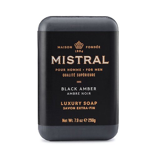 紳士洋行 The Gentry & Co. Mistral - 黑琥珀 紳士香氛皂 / 香水皂 / 沐浴香皂 / 香水沐浴皂