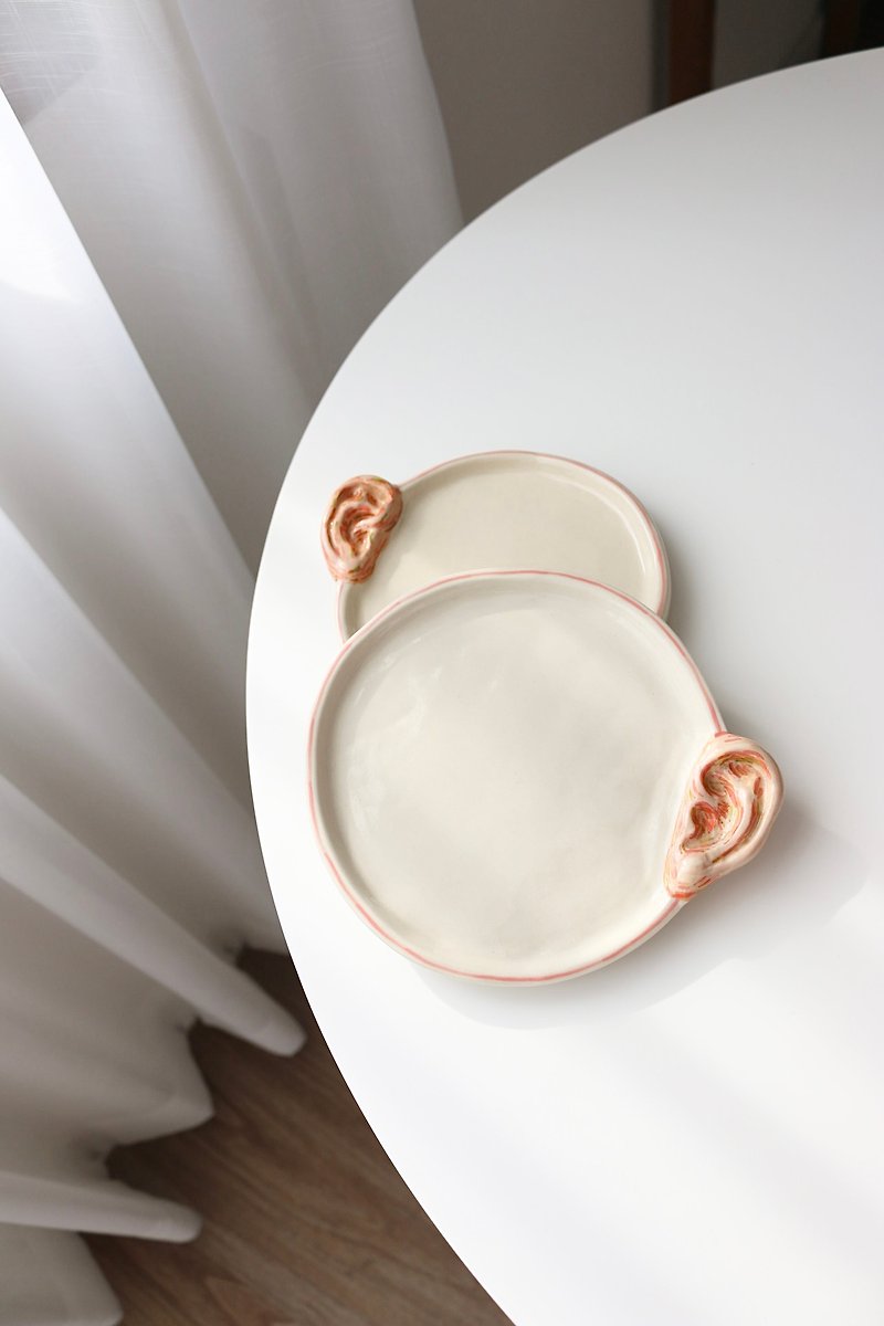 Ceramic Plate Ear Vangogh - 其他 - 陶 粉紅色