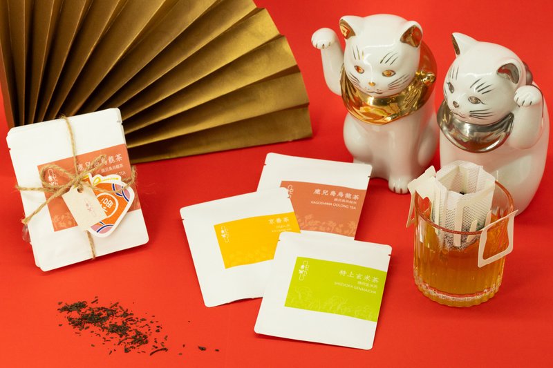 日本茶 | 【新春限定】手沖掛耳包 組合 (3款入) - 茶葉/茶包/水果茶 - 新鮮食材 