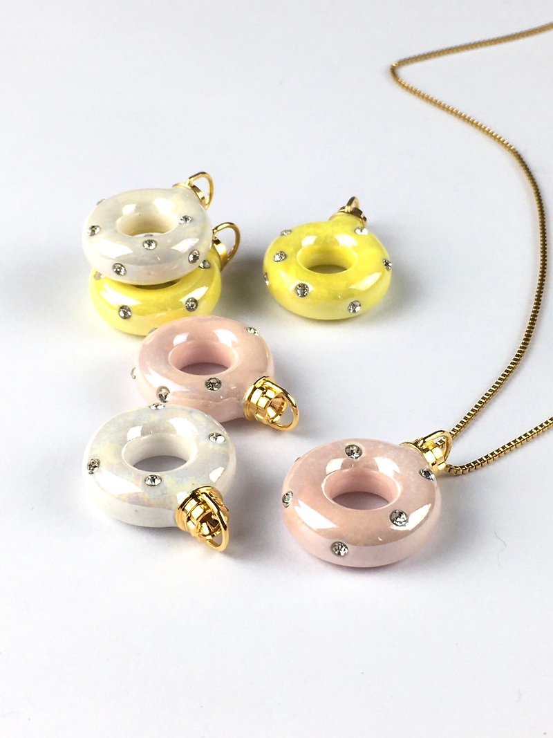 Macaron Scented Necklace - Necklaces - Porcelain Multicolor