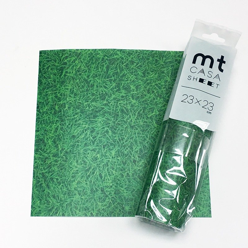 KAMOI mt CASA SHEET Decorative Floor Sticker (S) [Zisheng (MT03FS2303)] Grassland - ตกแต่งผนัง - กระดาษ สีเขียว