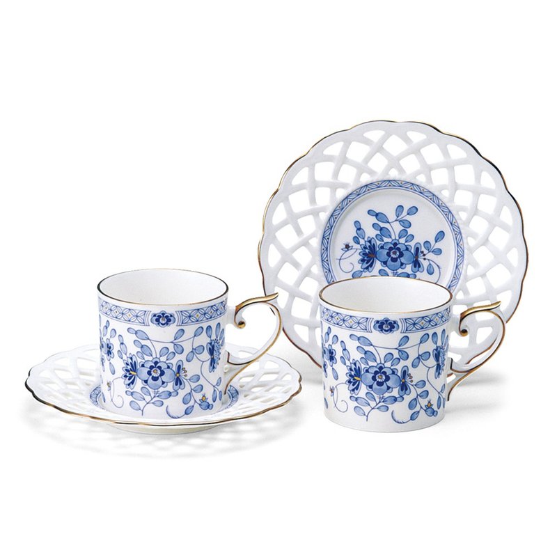 Milano 經典米蘭骨瓷茶杯盤2入組 - 茶壺/茶杯/茶具 - 瓷 白色