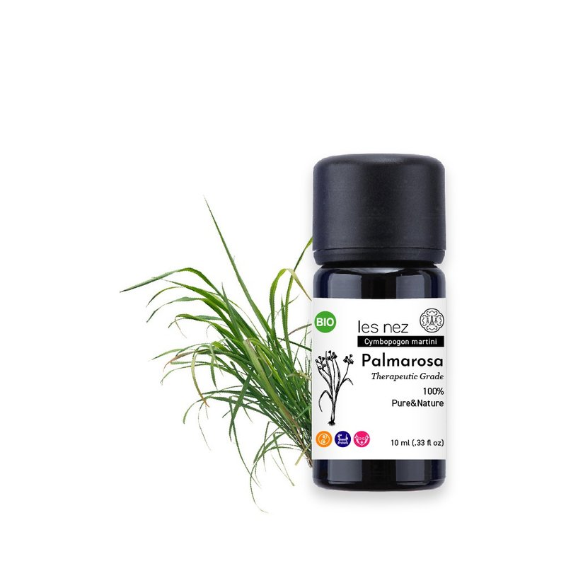 【Les nez 香鼻子】天然單方玫瑰草純精油 10ML - 香氛/精油/擴香 - 精油 黑色