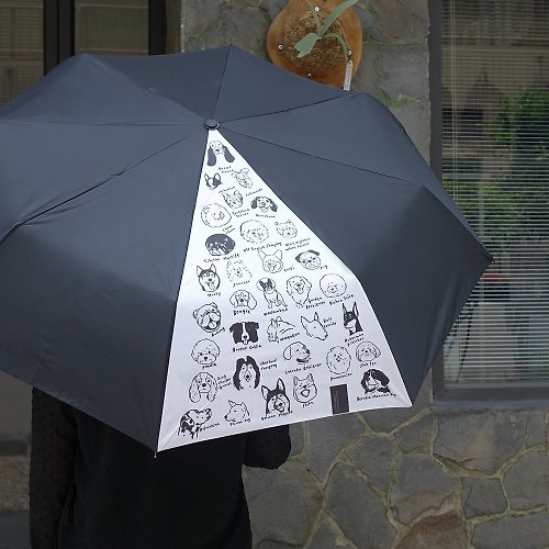 郭公館工作室 Guohouse studio-春聯專業品牌 【快速出貨】Dogs晴雨兩用自動折傘