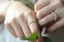 RINGSシリーズ リング│パールリング・グレープ石パールリング