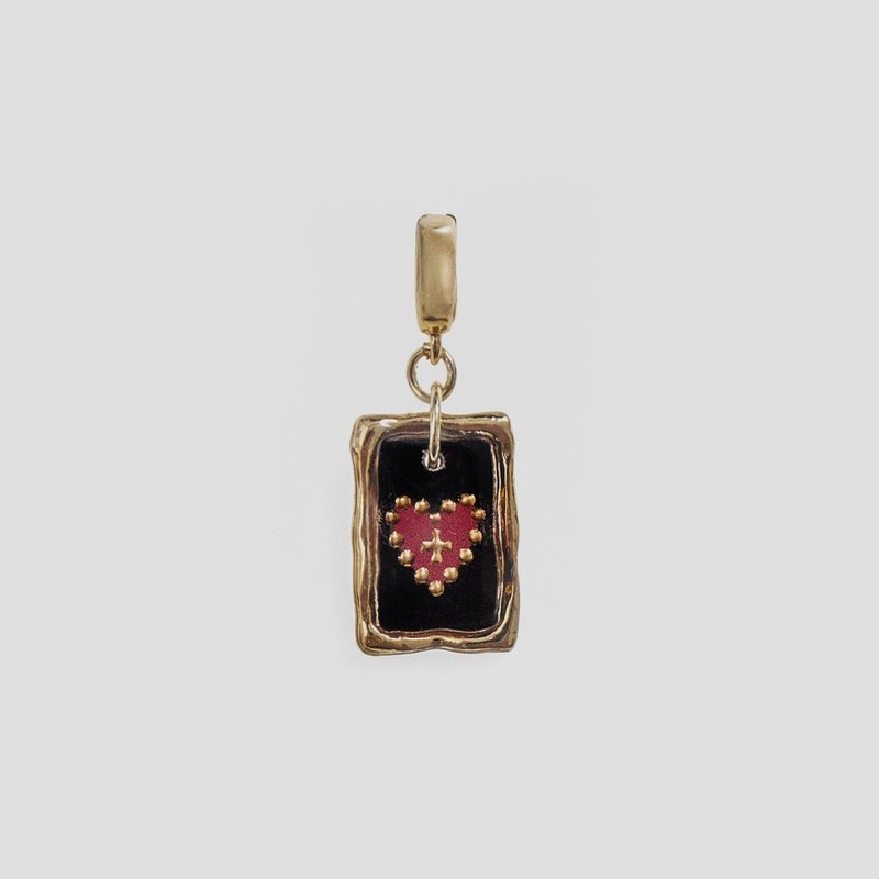 項鏈墜 | Onyx Cross 黑黯十字 - 項鍊 - 其他材質 黑色