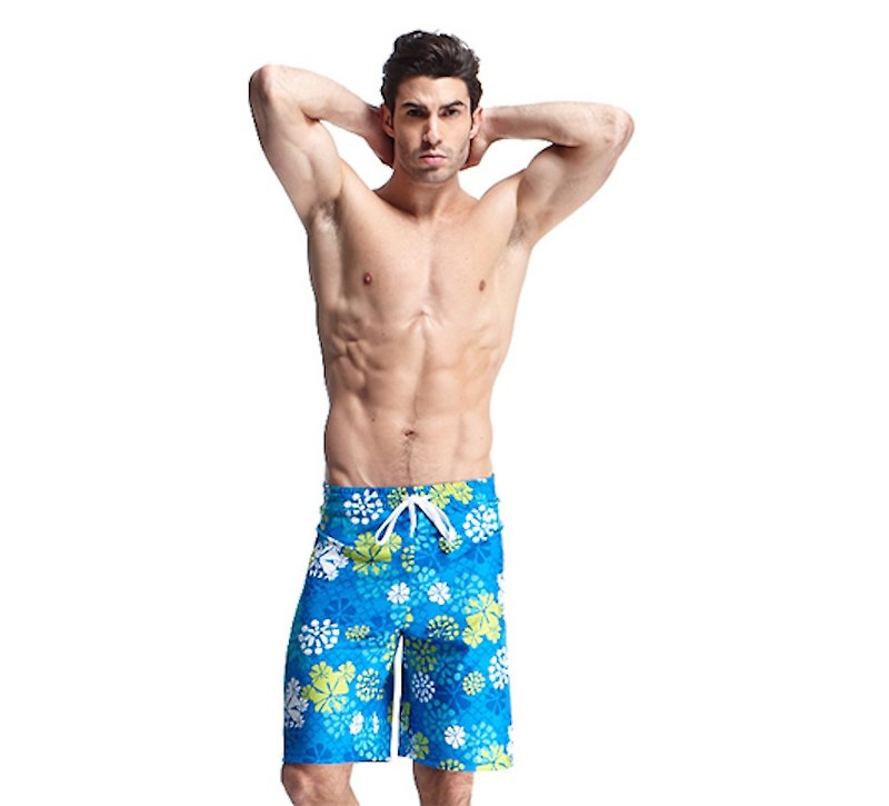MIT Beach Swimming Shorts Wide Version Beach Swimming Shorts - Men's Swimwear - Nylon Multicolor