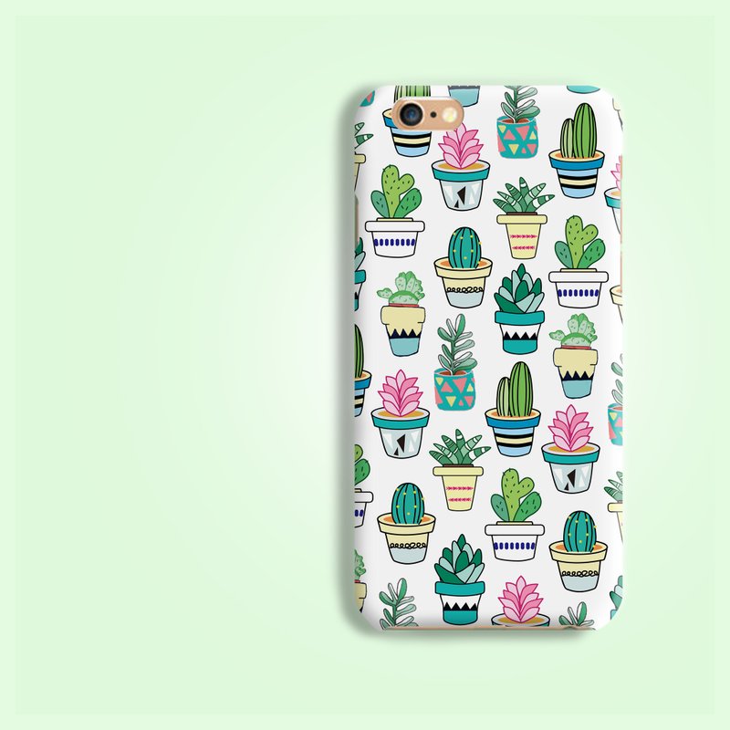 Cactus succulent Matt hard phone case  iPhone X 8 8 plus 7 7+ Sony Xperia Xz Z5 - Phone Cases - Plastic 